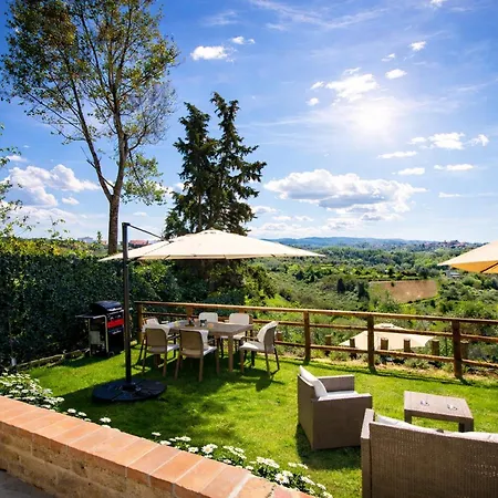 Apartamento Casale Il Petruccaio - Jacuzzi E Vista Panoramica Sulle Colline Toscane Orceto