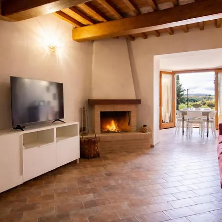 Casale Il Petruccaio - Jacuzzi E Vista Panoramica Sulle Colline Toscane
