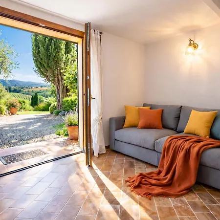 Casale Il Petruccaio - Jacuzzi E Vista Panoramica Sulle Colline Toscane Apartamento *