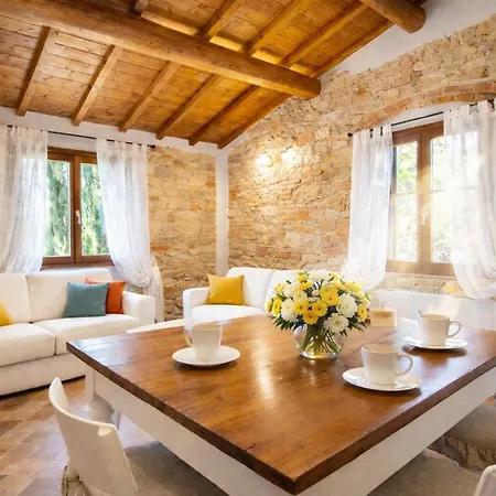 Apartamento Casale Il Petruccaio - Jacuzzi E Vista Panoramica Sulle Colline Toscane *