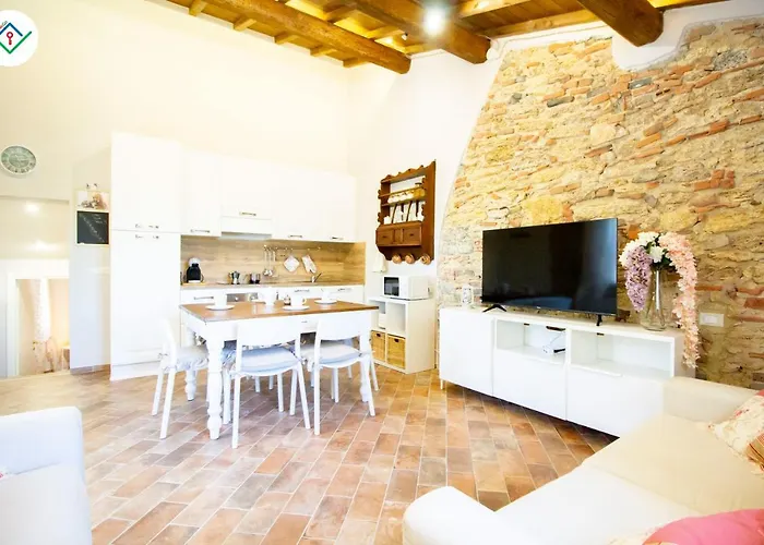 Casale Il Petruccaio - Jacuzzi E Vista Panoramica Sulle Colline Toscane Apartman Orceto