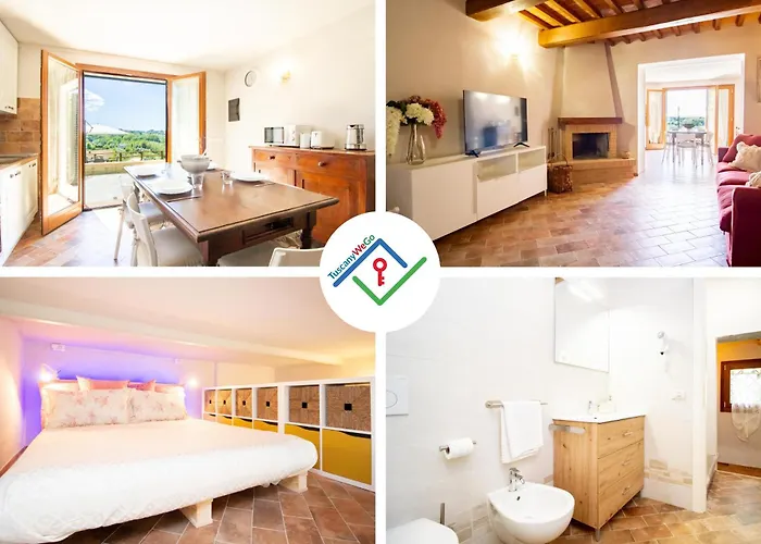 Casale Il Petruccaio - Jacuzzi E Vista Panoramica Sulle Colline Toscane * Orceto